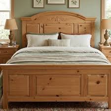 Broyhill Fontana Knotty Pine Queen Bed